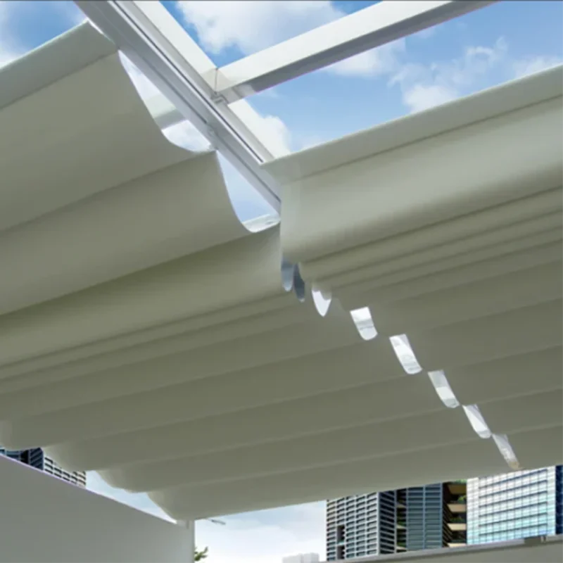 Wholesale Custom Dual Layers Manual Electric Sun Shading Roof Skylight Blinds