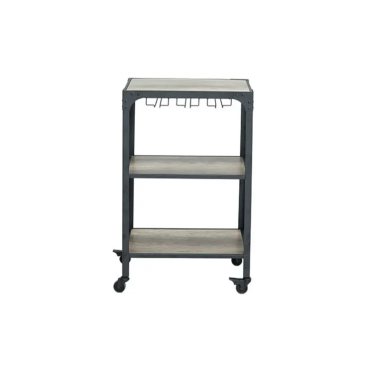 Промышленный барный сервировочный кухонный винный стеллаж на колесах с тележкой для хранения