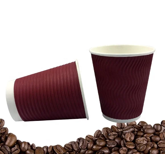 
Paper Cups Make In China Green Oem Customized Coffee Color Printing paper cup 
