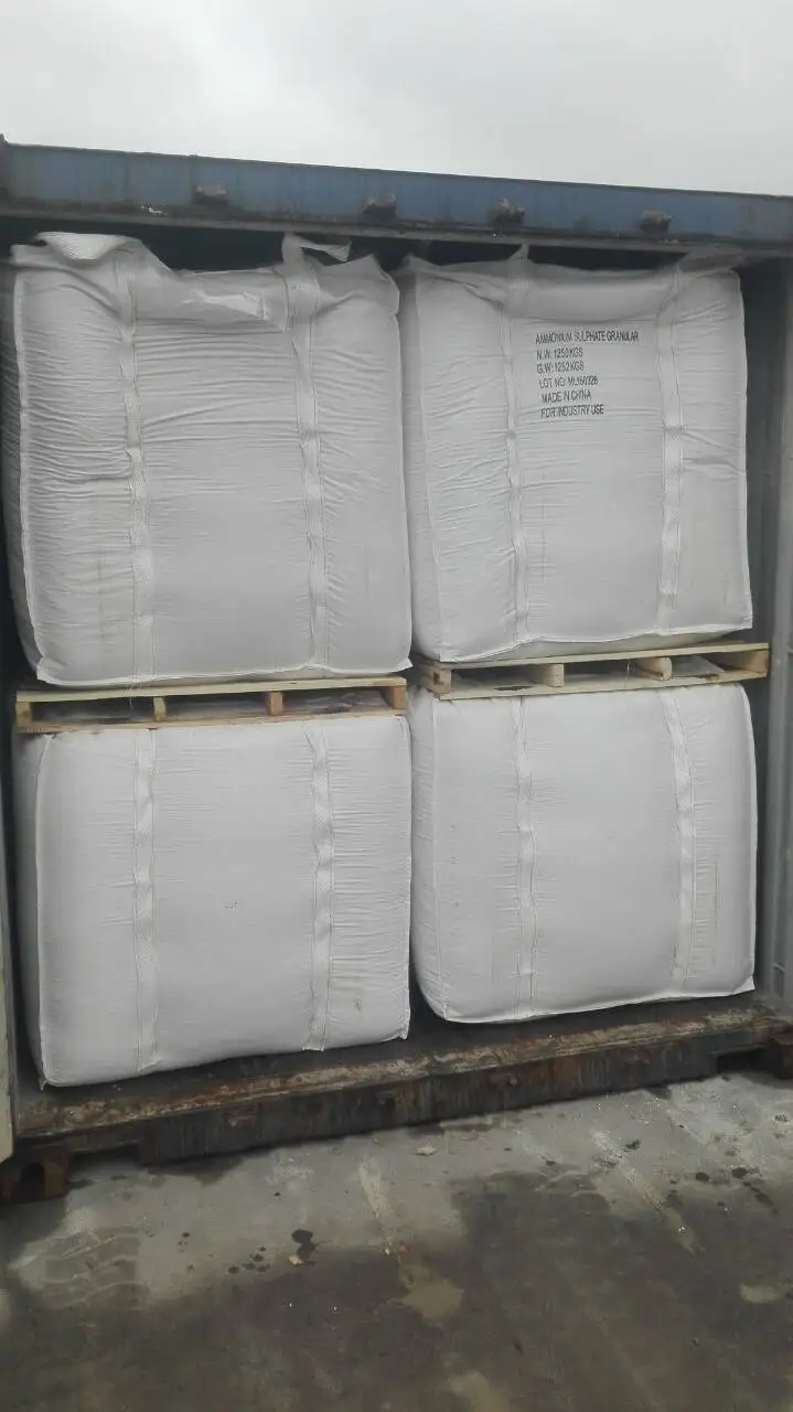 50KG bag N 21 Ammonium Sulphate exporter High quality Nitrogen fertilizer CAS 7783-20-2