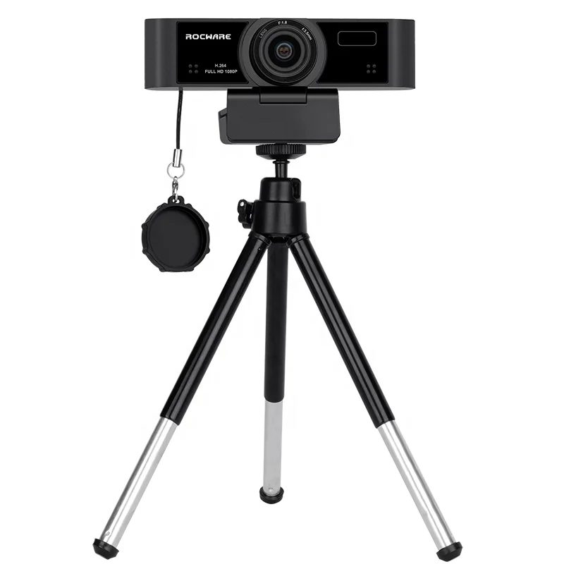  Rocware широкоугольная 1080P PC USB EPTZ веб-камера с АНКЕРОМ и микрофоном Автофокус HD Beauty Live stream камера для skype