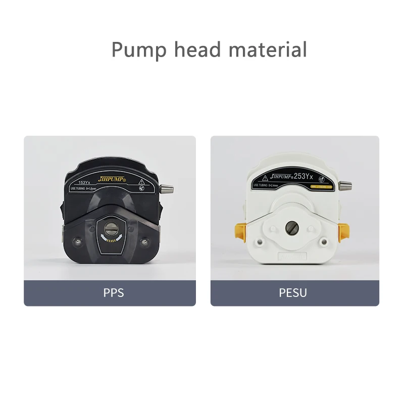 JIHPUMP dc 24v 3000ml High Quality Small Mini Micro Easy Load oem Peristaltic Pump Water Liquid Dosing Hose Pumps