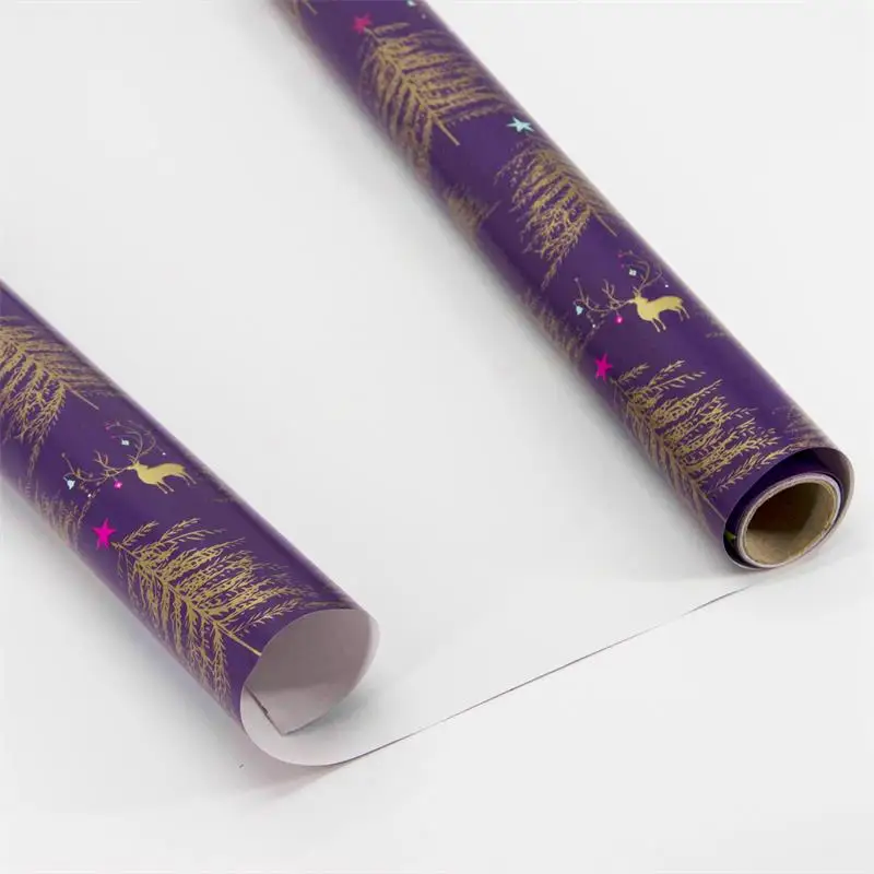 2020 quality one side printing packing tissue paper, Custom decorative gift wrapping paper roll, Colorful gift packing paper