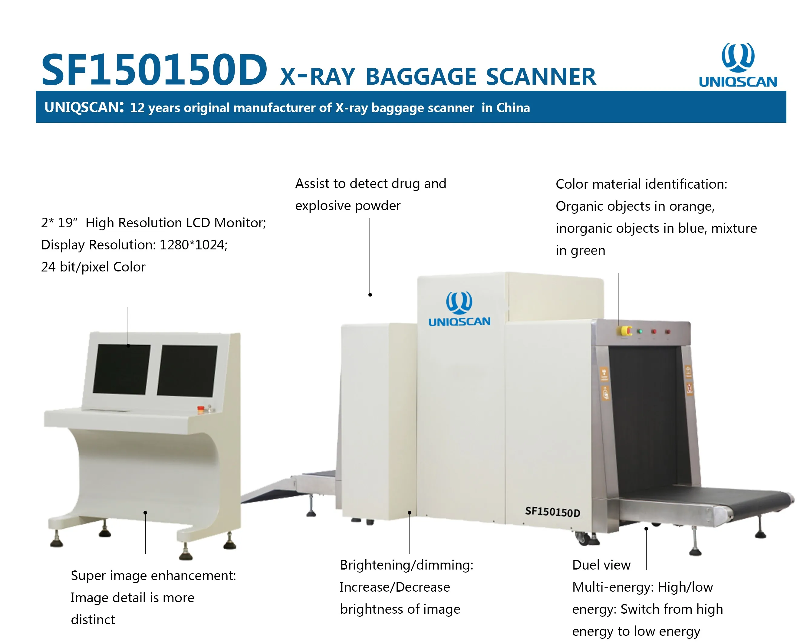 heavy duty subway safeagle station x ray baggage auto diagnostic tool security scanner for taiwan