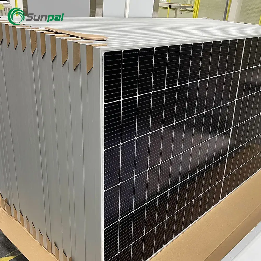 Высокое качество Sunpal 450W-600W 48V фотоэлектрические солнечные панели 500W 500Wp 600W заводская цена с белой задней простыней