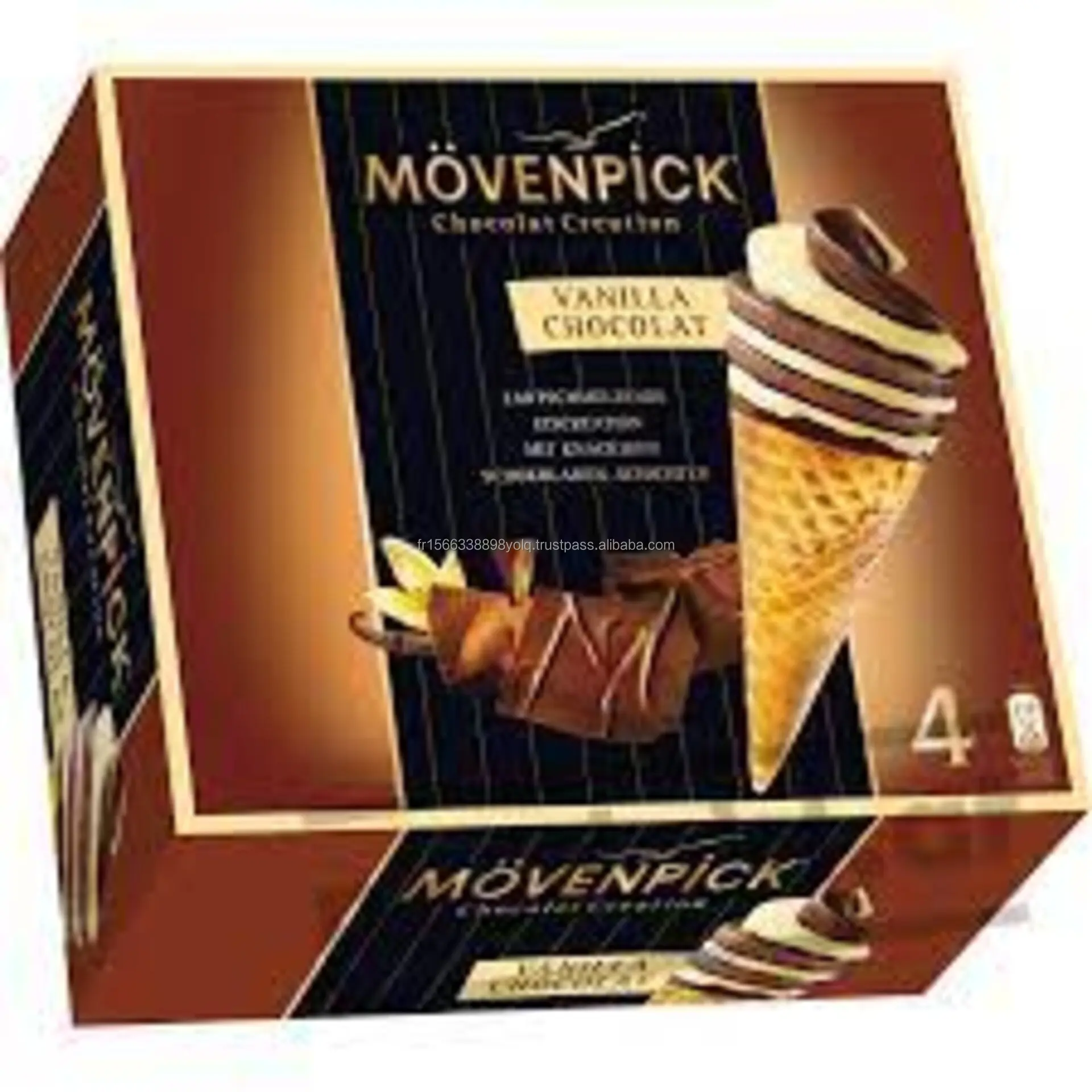 Movenpick Ice Cream 18 x 100ml (Vanilla Dream) Pack in Movenpick Carrier Bag