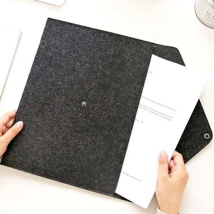 New Arrivals Custom Logo Eco Friendly Felt information storage document organizer