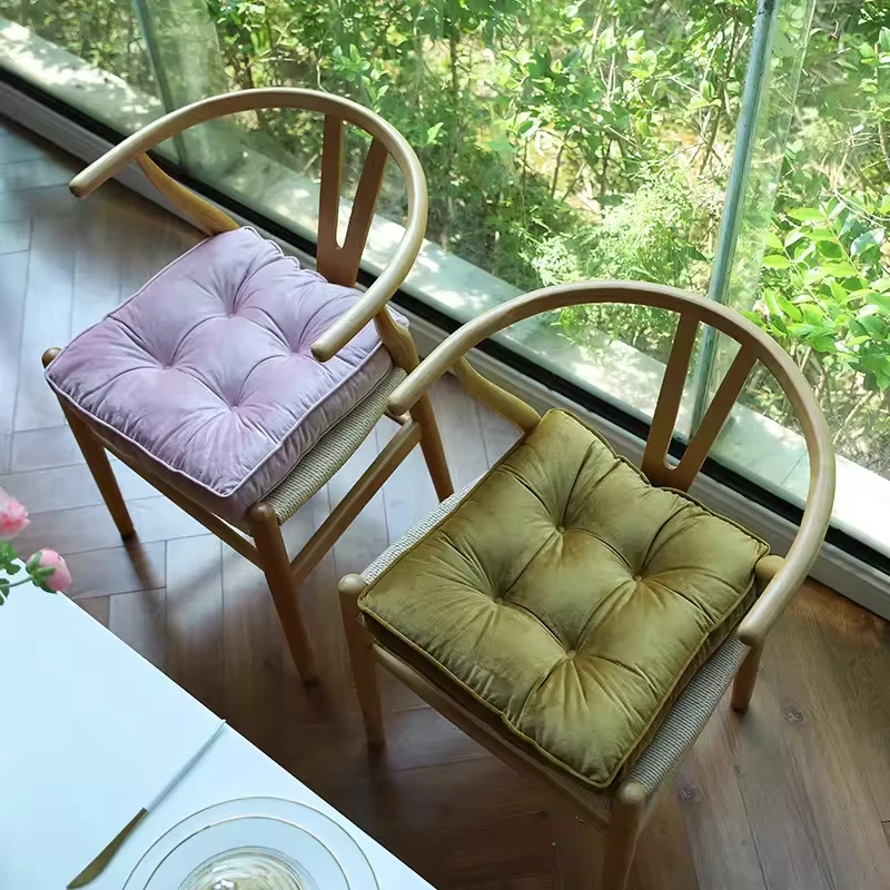 LISO Minimalist Home Tying Office Chair Cushion Pad Kitchen Seat Cushion With Ties