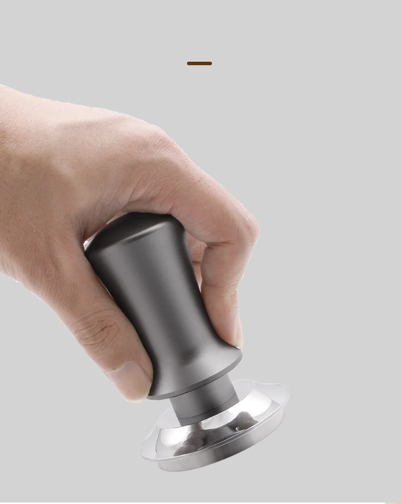 High Quality Stainless Steel Spring Loaded Coffee  Tamper 51 53 58 mm Coffee Tamper OEM
