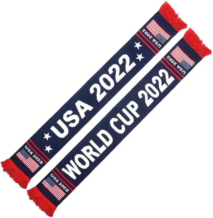 Лидер продаж, теплый популярный модный элегантный жаккардовый вязаный шарф 2022 с логотипом мирового клуба