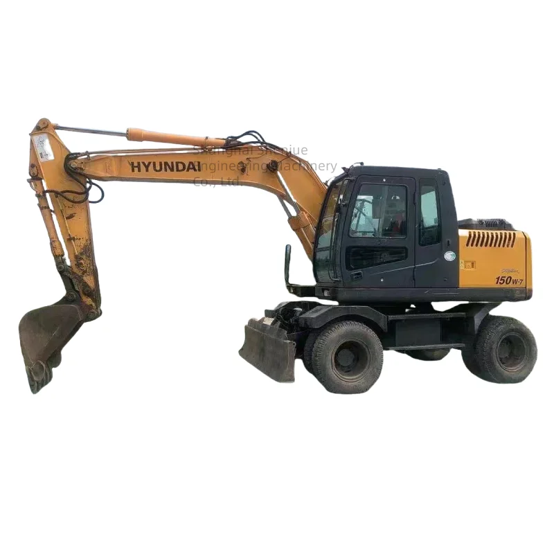 Экскаватор хорошего качества используется в Корее Hyundai 150W-7 150W 150Lc-7 220LC-7 225LC-9T продажа по низкой цене хорошее качество