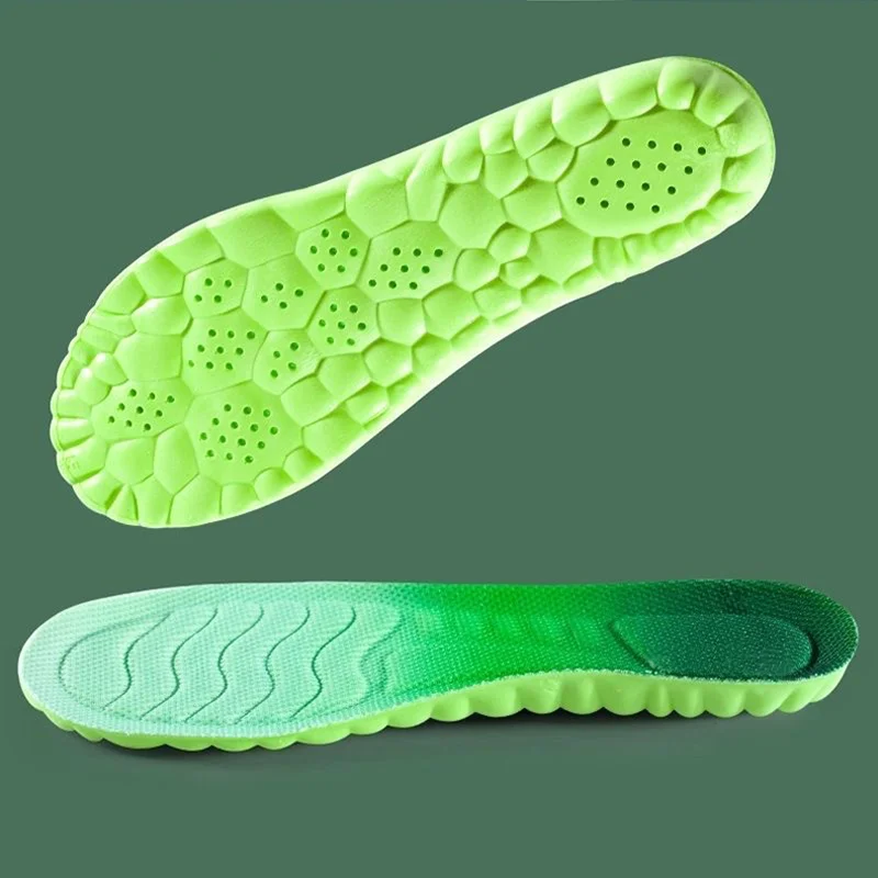 Sweat absorbent breathable material Light run-up super soft arch support sports insoles