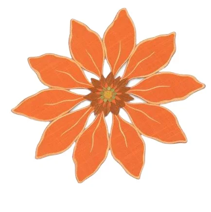 
Stunning Hot Sale Factory Manufactury High Quality Custom Wholesale Flower Cutwork Embroidery Placemat 