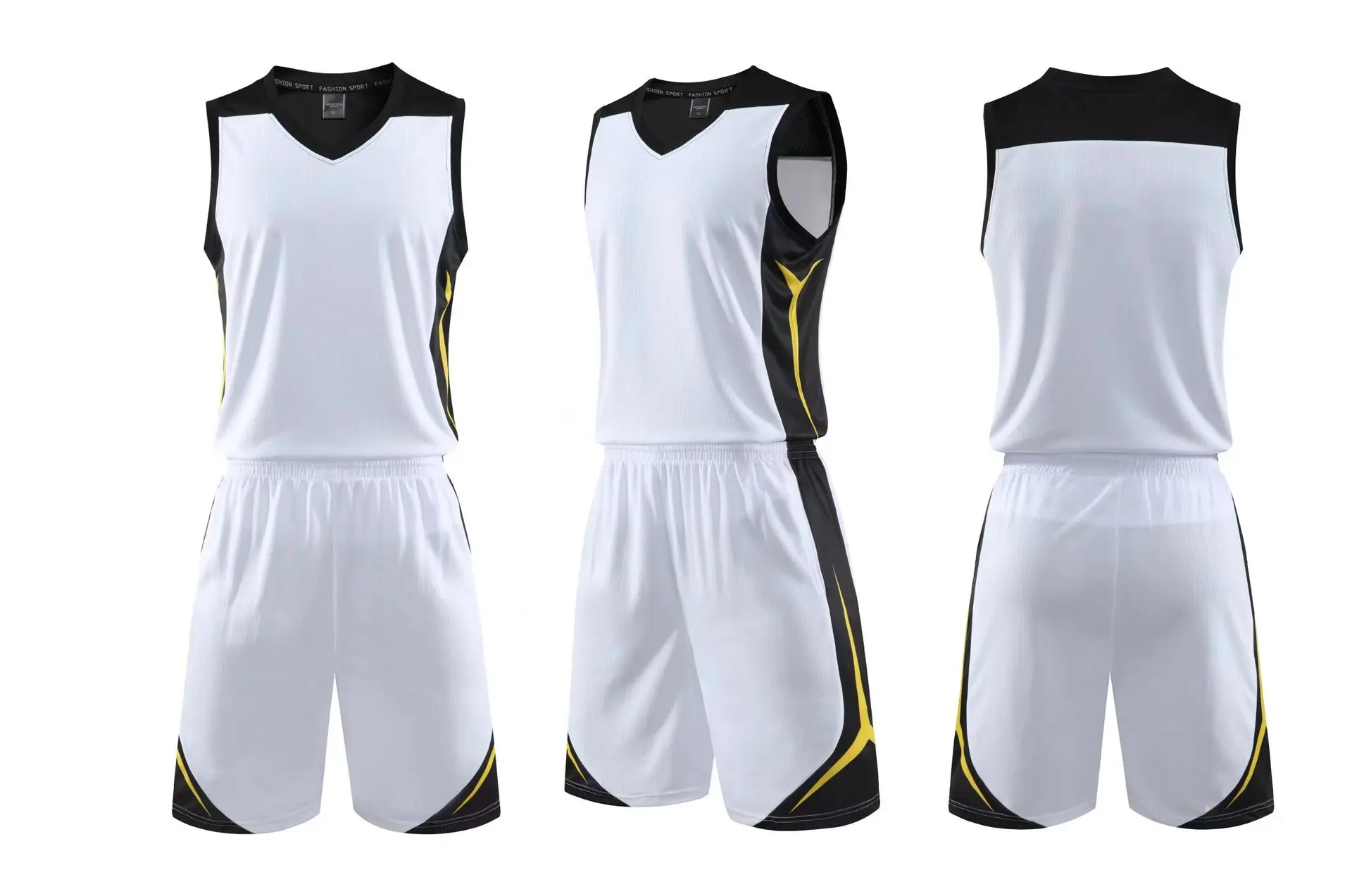 High quality wholesale basketball suit customizable logo basketball shirt training game basketball suit