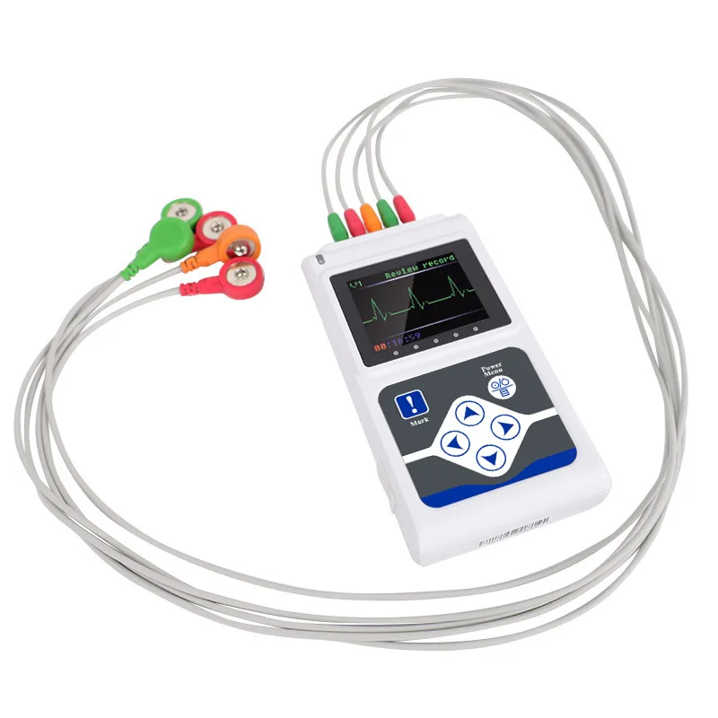 CONTEC TLC9803 ECG 3 Channel Holter ECG System + PC Software 24 Hours Recorder Dynamic 3-lead ECG Systems
