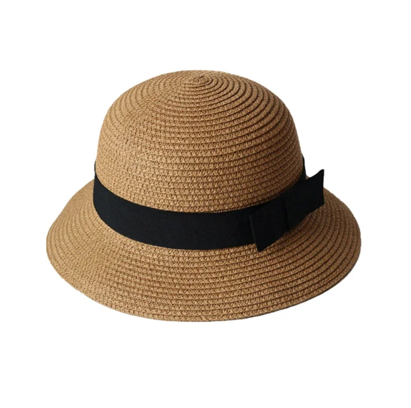 Summer New Raffia Straw Beach Hats Outdoor Sunscreen Woven Summer Hat Straw