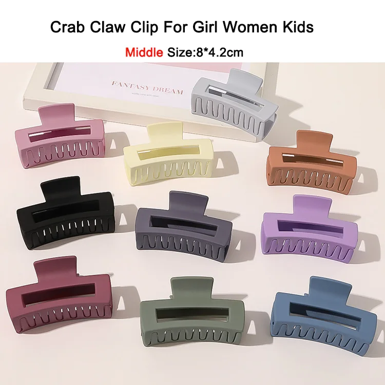 Women Hair Claw Crab Clip Charm Chic Solid Small Hair Styling Tools Headgear Hair Clips