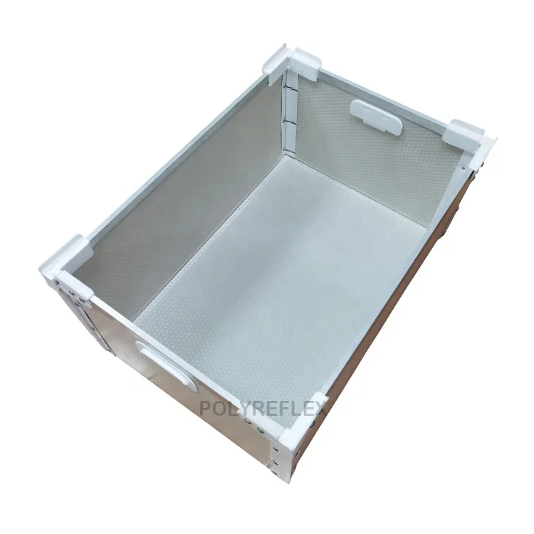 Алюминиевый армированный полипропиленовый гофрированный сотовый ящик для хранения пластиковых ящиков для автозапчастей