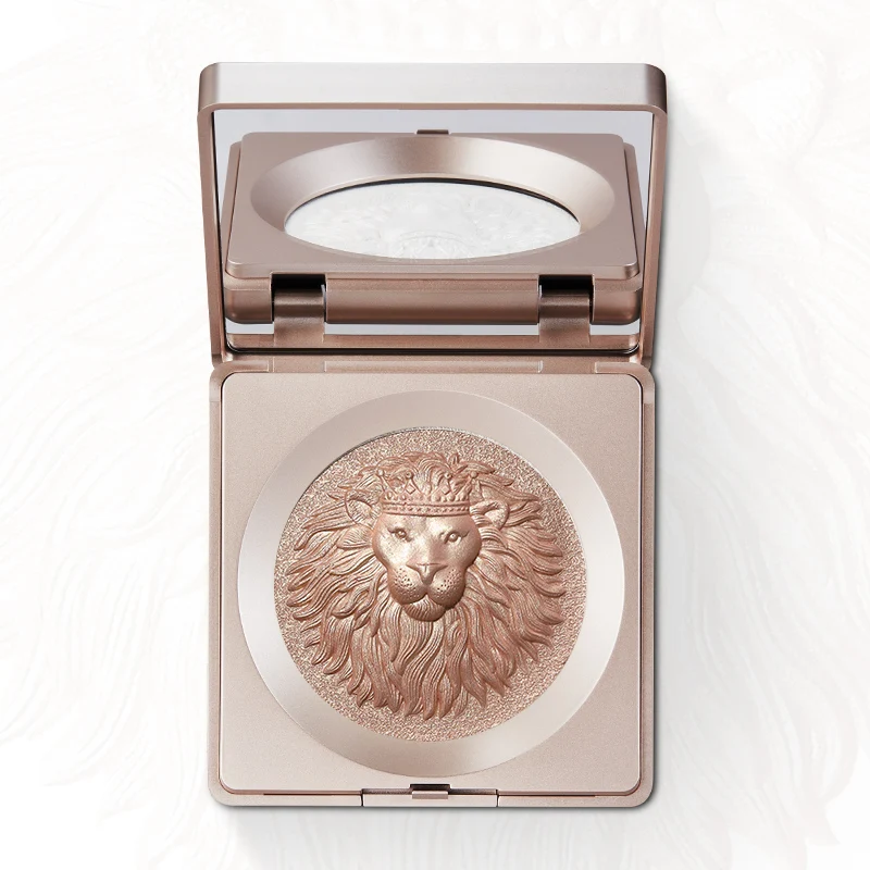 Lion Diamond Highlighter Bronzer High-gloss Contouring Body Glitter Illuminator Makeup Highlighter For Face Sculptor