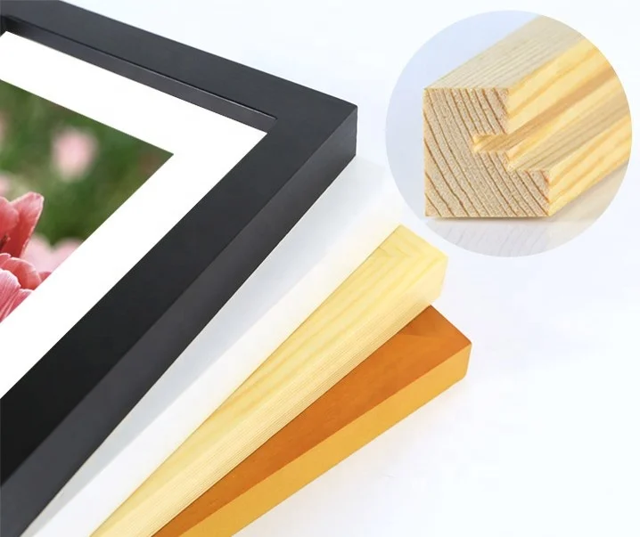 Hot Selling 13 Colors A3 A4 11X14 Solid Wood Sign Photo Frame Wholesale for Picture Wall Frame Print Frame Cadre Photo Mural