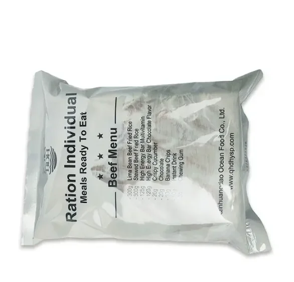 Survival Rescue beef mre travel camping Outdoor self-heating food