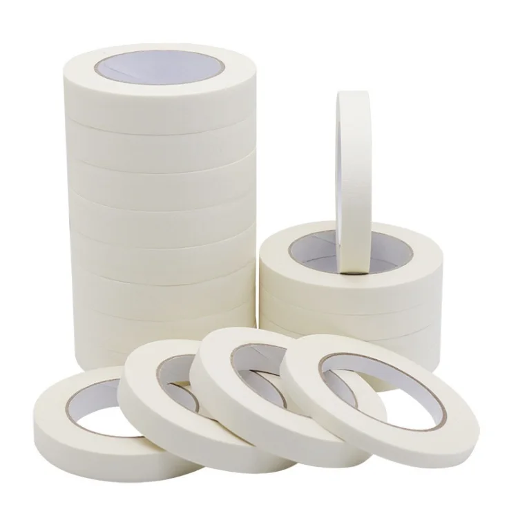 High Quality Laser Cut Safe Masking Tape 48Mm X 50M Custom Brown Masking Tape 3/4 1.5 White 12 Inch Masking Tape For Decal Boxes