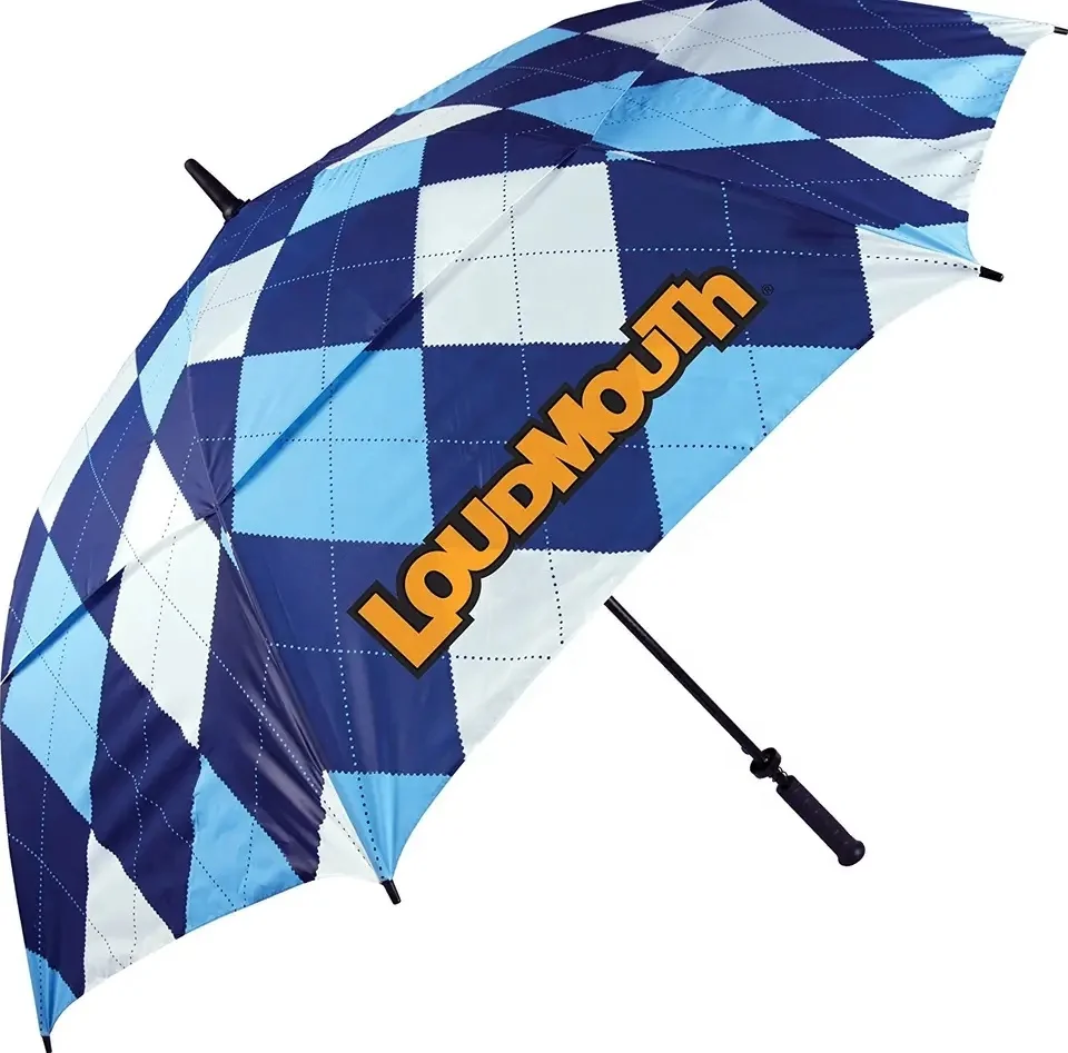 LS Double Canopy Automatic Golf Umbrella Extra Large Oversize travel automatic Windproof Waterproof for Men and Women