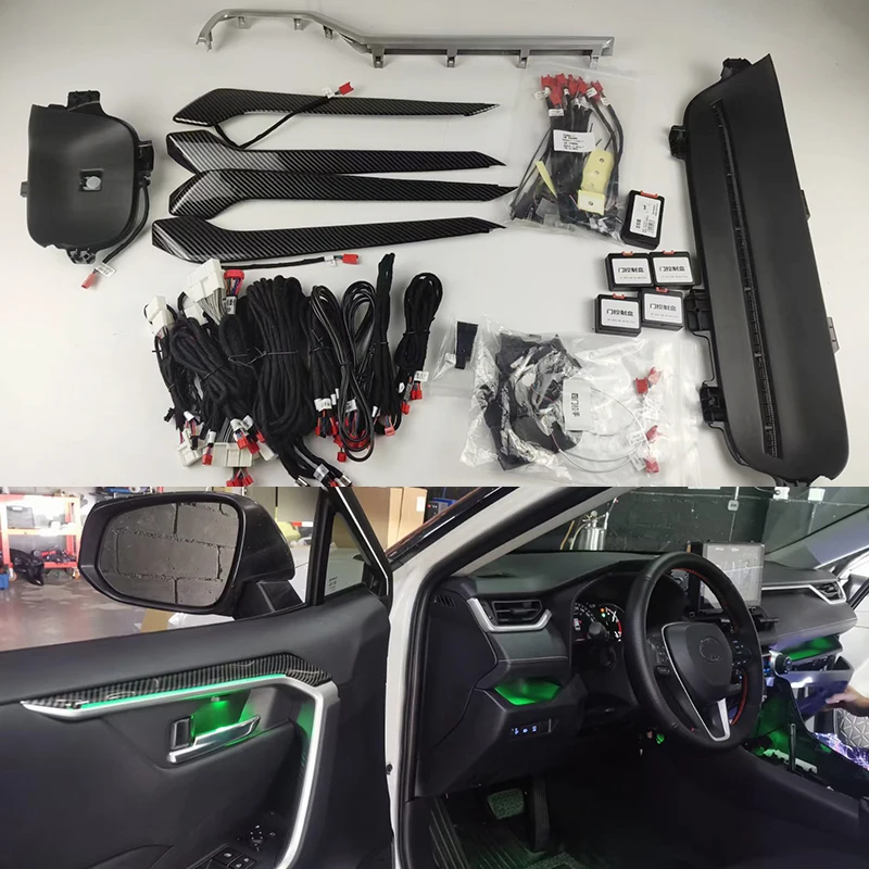 Decorative Replace Led interior ambient Light For Toyota rav4 2020 Atmosphere Lamp Car door Dashboard