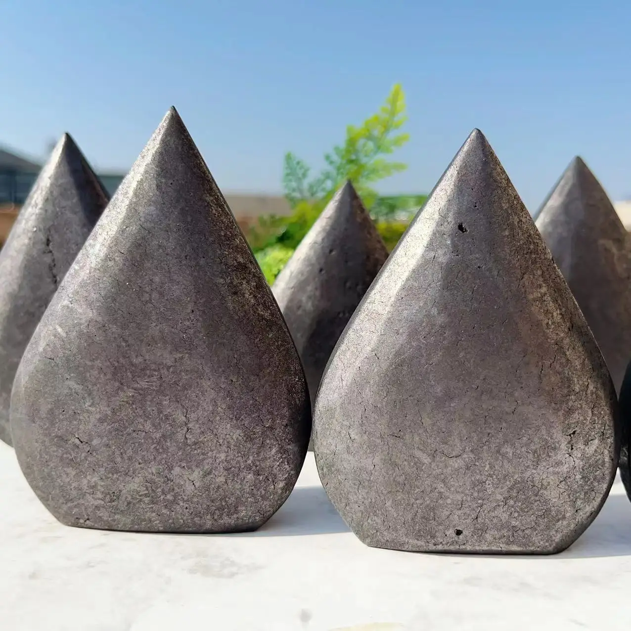 Natural Gemstone Big Shungite Stone Free Form Crystal Freedom For Holiday Gift And Decoration