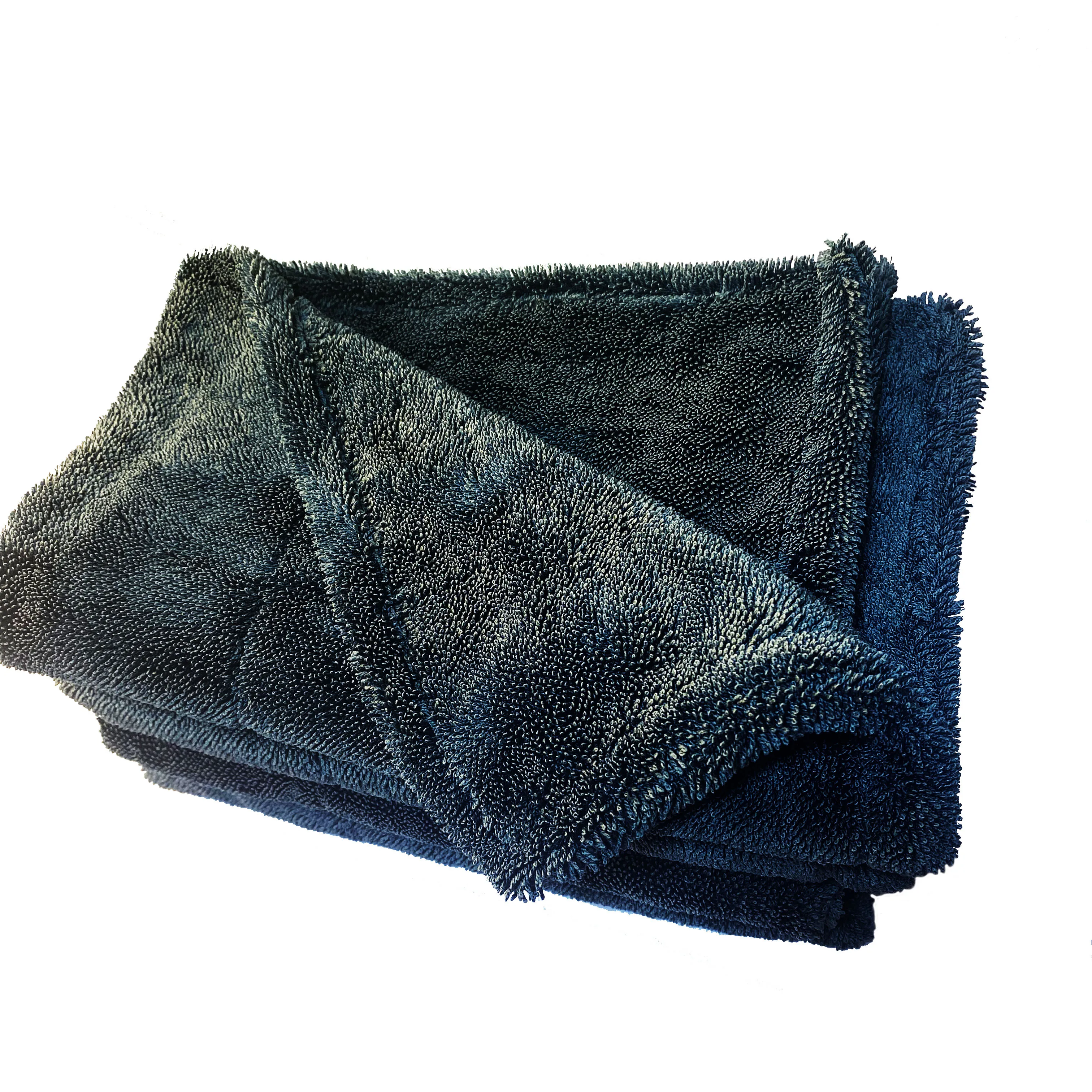 Products Dual Sides 1400gsm Microfiber Twisted Towel Car Drying Towel