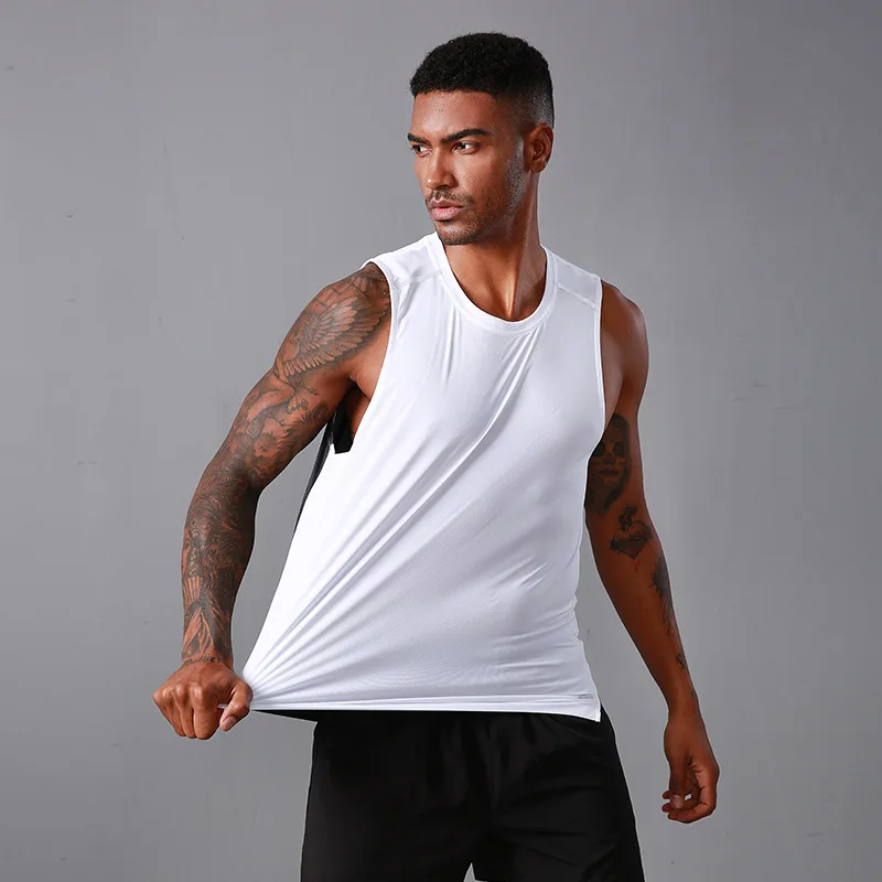 Custom Logo Fitness Clothing Plain Bodybuilding Gym Sport Running Workout Tank Top For Men
