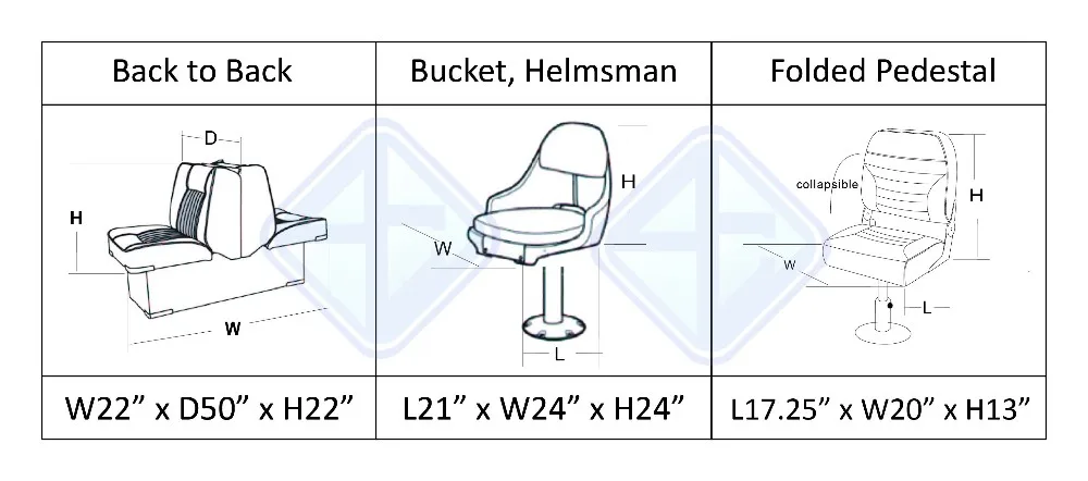 Universal Pedestal Boat Bench Chair Seat Cover waterpoof Seat Covers