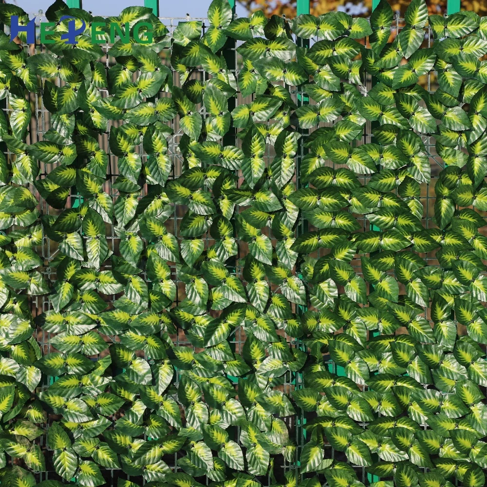 Artificial IVY Privacy Fence Garden Decoration 1X3 M Privacy Screen Balcony Artificial Leaf Fence Simulation Green Plant
