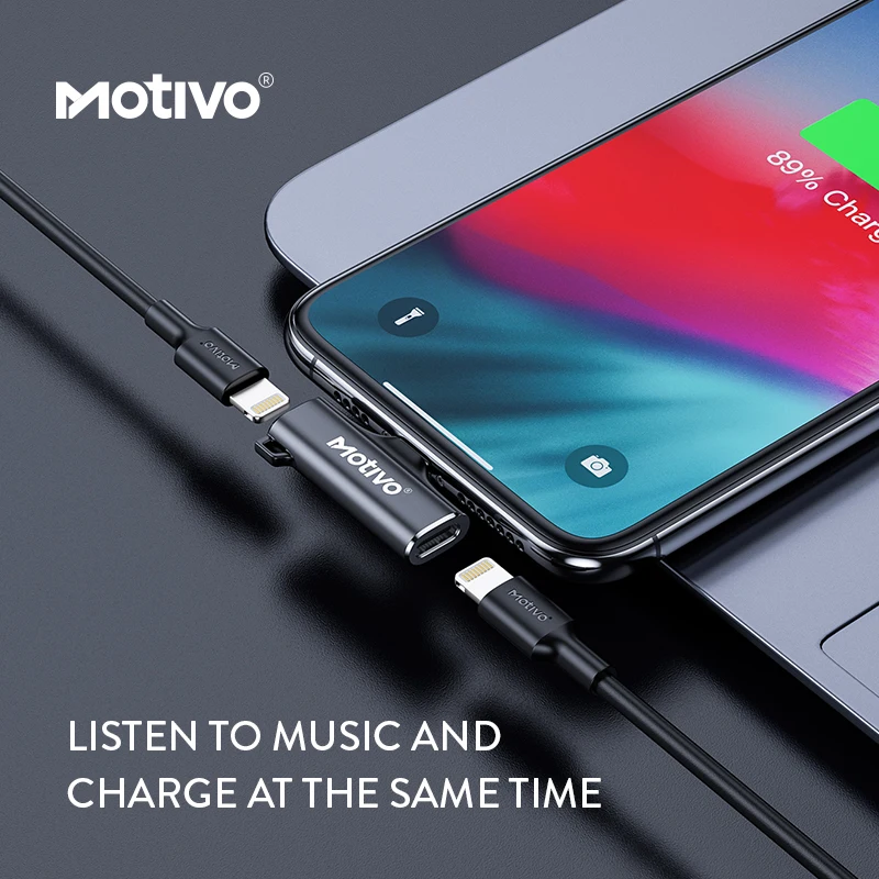 MOTIVO T10 2 в 1 для Iphone с двумя usb-портами наушников аудио адаптер Кабели портативный функцией зарядки и передачи