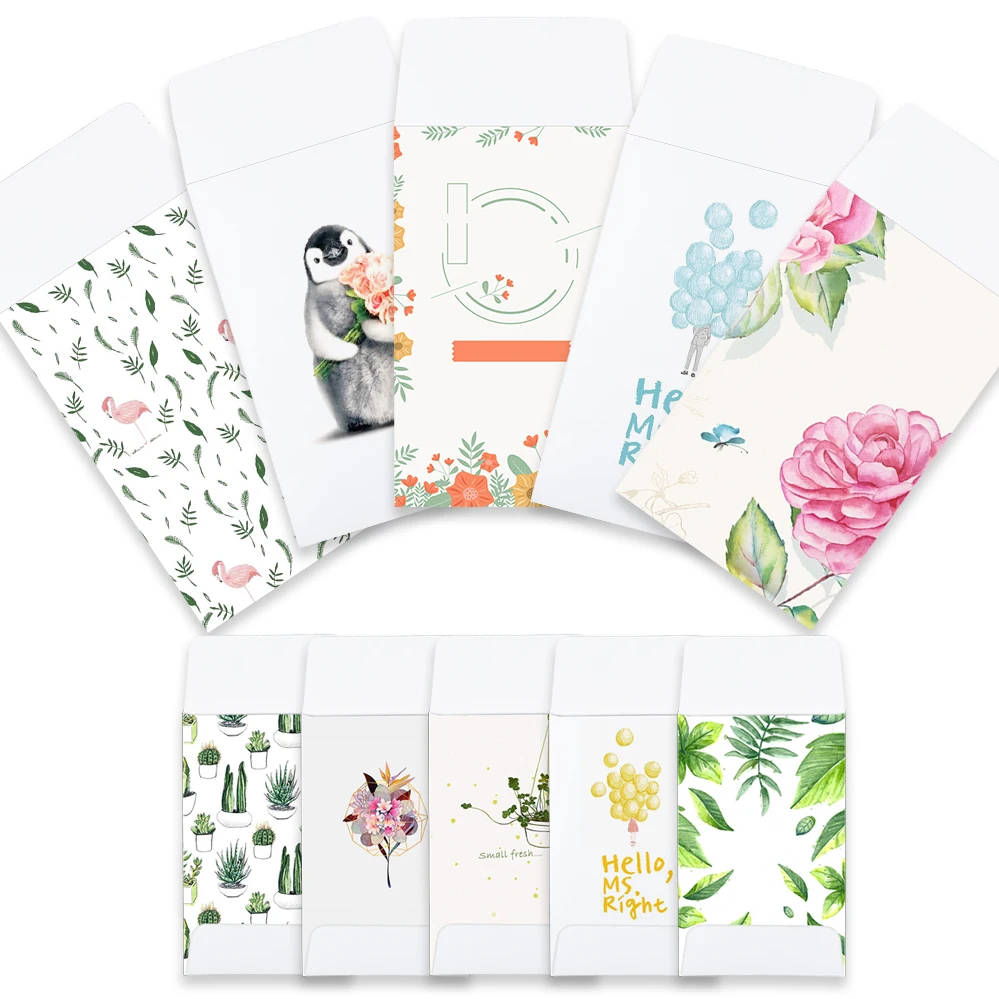custom logo printed paper envelopes gift card envelope budget money envelope factory