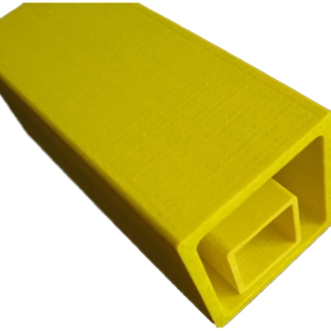 High strength fiber reinforced profiles for hollow tube handrail