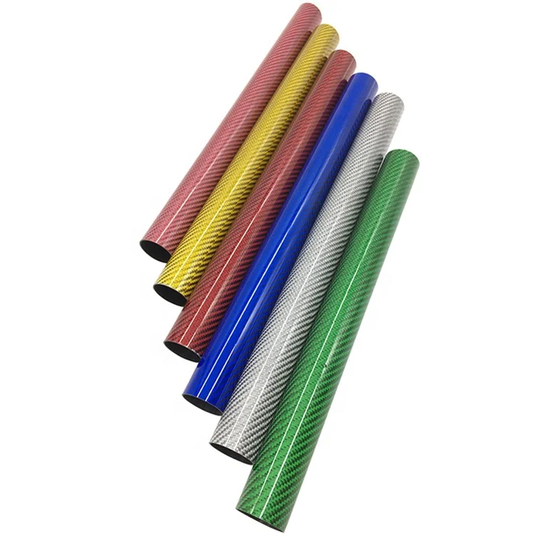 T700 3K New Development High Quality Colored Carbon Fiber Tube
