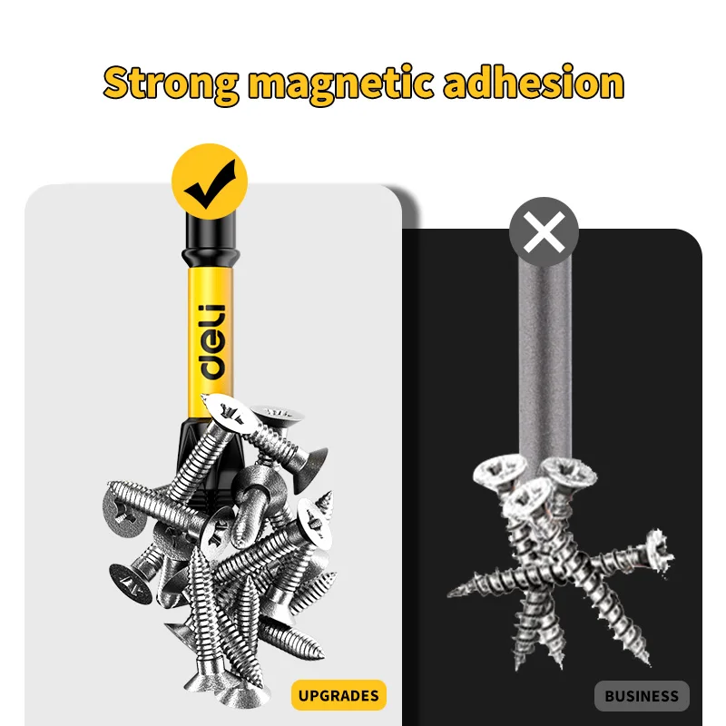 Magnetic Cross Bit Set Phillips Impact Batch Head Hardness Screwdriver Bit Screw Driver Hand Tools