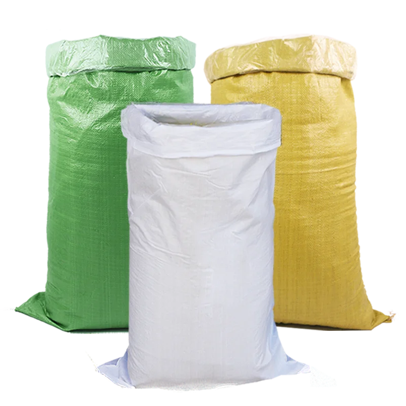 OEM double layer with inner membrane liner sack feed bag thickened waterproof express packing bag white plastic woven bag