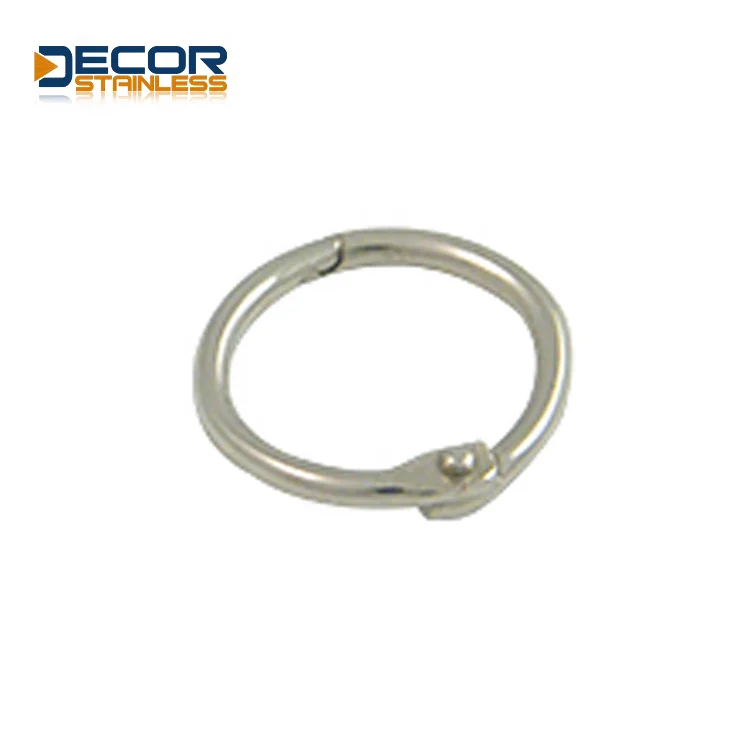 China Factory Wholesale Hight Strength and Polished Stainless Steel Round Ring