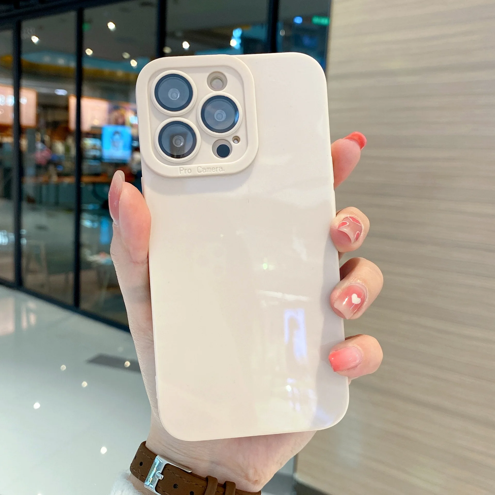 2022 new trend mobile phone case solid color soft shell all-inclusive protective cover for iphone case