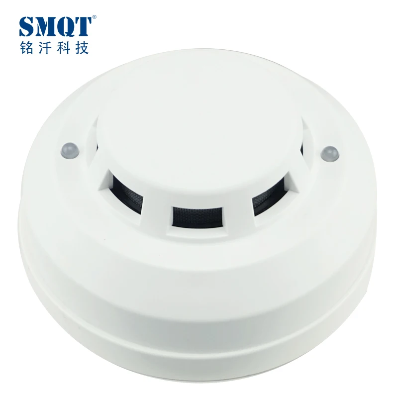 4 wire photoelectric smoke detector for fire alarm system