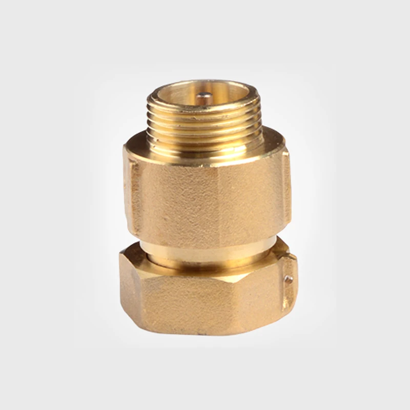 Brass water meter check valve