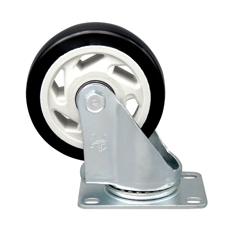 JXL factory direct sales 4 inch medium - sized through wheel industrial medical tool cart universal caster