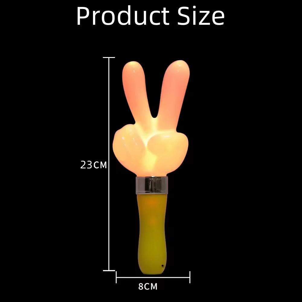 Glow stick Glow love flash five-pointed star stick sound maracas stick than heart activity custom logo wholesale