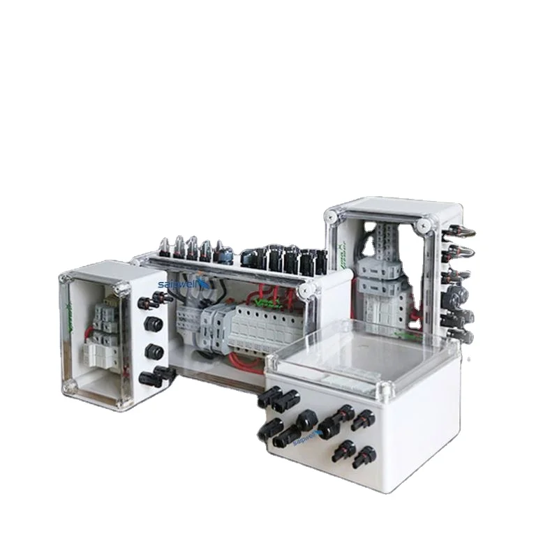 OEM DC isolating switch waterproof solar pv array combiner box for solar panel 2in 1 out