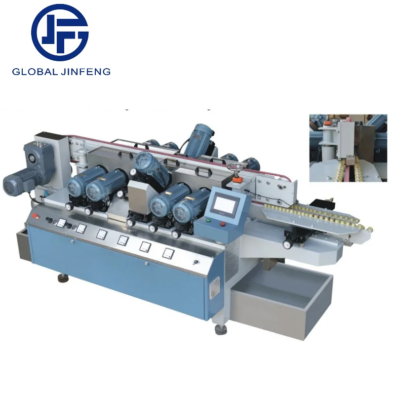 12 motors Sophisticated Small Glass Straight Line Double Edger polishing machine with high quality