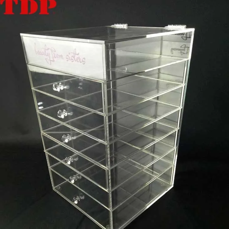 Customize 4 Layer Clear Acrylic Countertop Display with Locking  Security Showcase for Bread