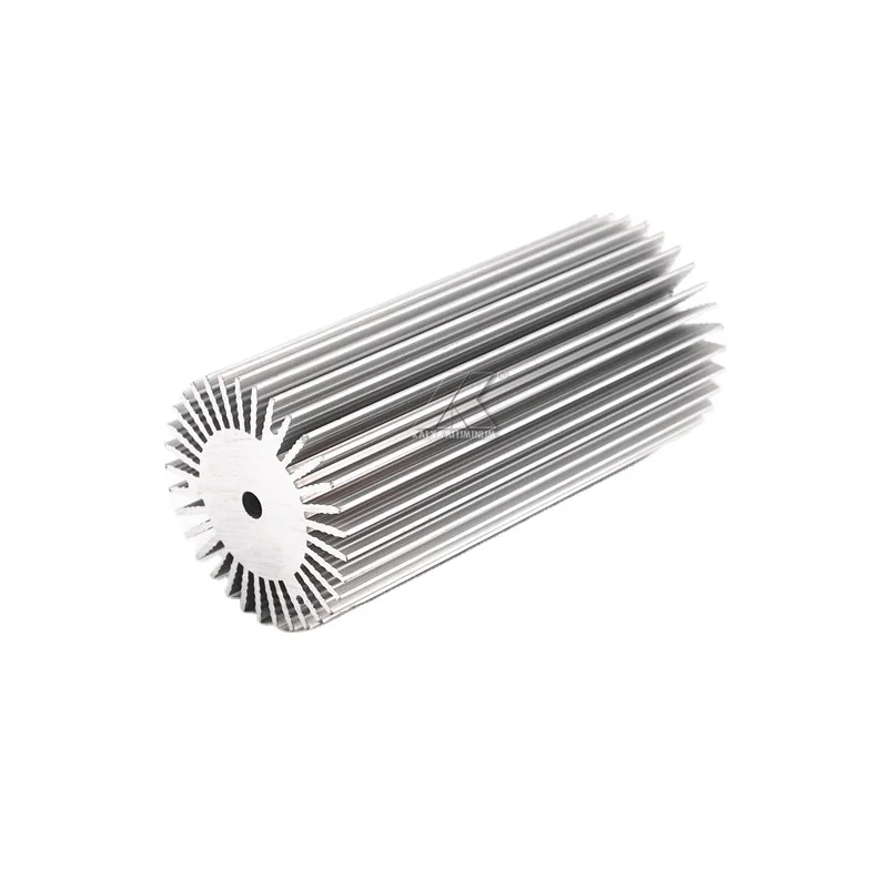 Алюминиевый заказной круглый теплоотвод экструзионный профиль