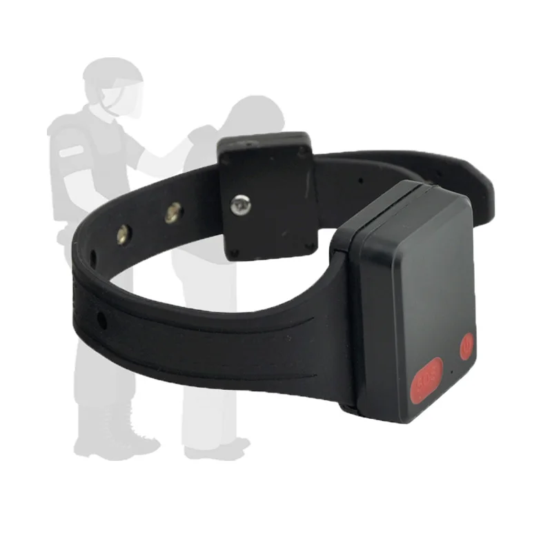 GPS Wrist Tracker MT-60X with SOS Emergency Calling and Metal Strong Bracelet Prisoner Tracker